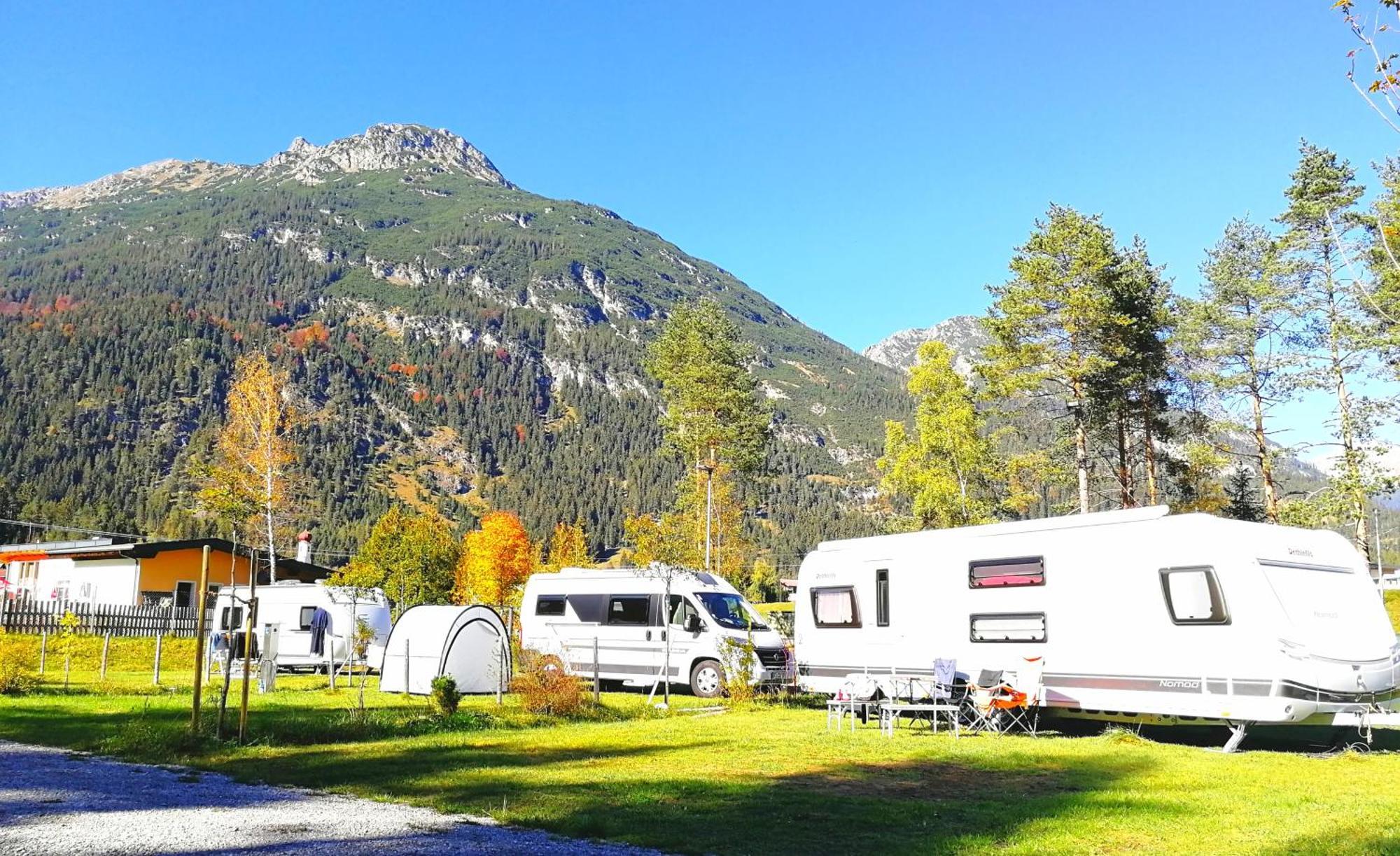 Camping Lechtal Vorderhornbach Eksteriør billede